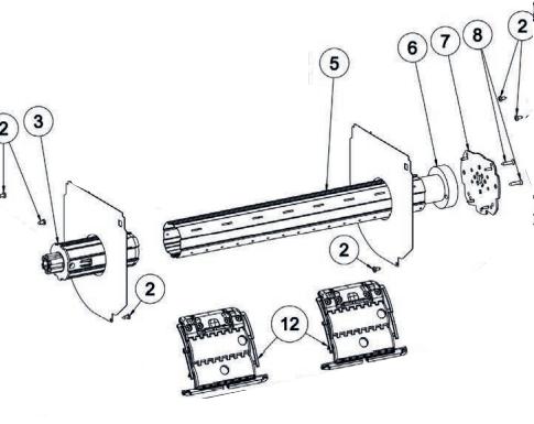 vue eclatee kit motorisation volet